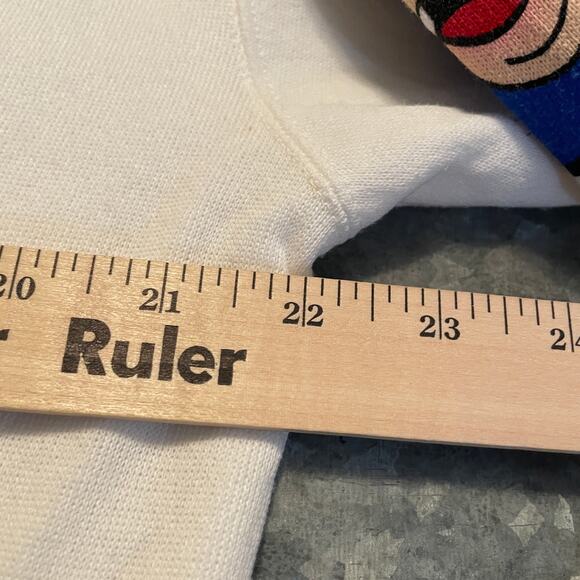 Vintage Goofy AOP Shapes Crewneck Sweatshirt XL USA Geometric 80s 90s Disney - Picture 8 of 9